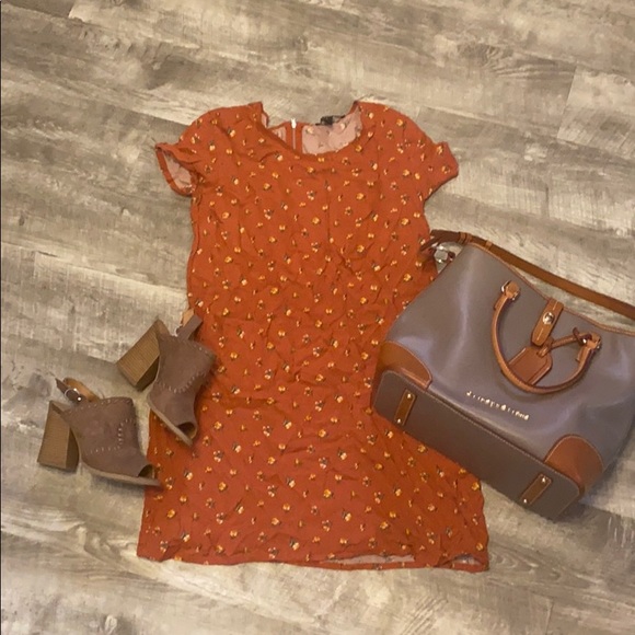 Brown peep toe heels - Picture 1 of 4